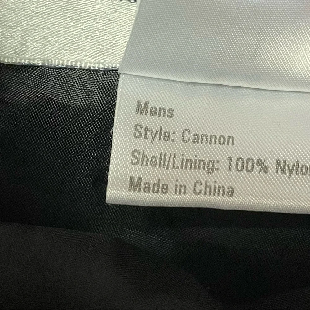Obermeyer Cannon Rain Pants Mens XL Elastic Waist Ski Black Nylon Unlined
